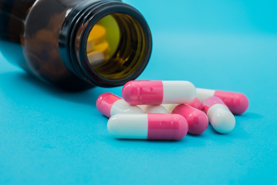 PileCura piles capsules in a medicine bottle for piles care
